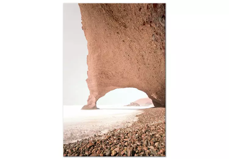 Legzira (1-delige) vertikalt - landskap av steniga konstverk vid havet