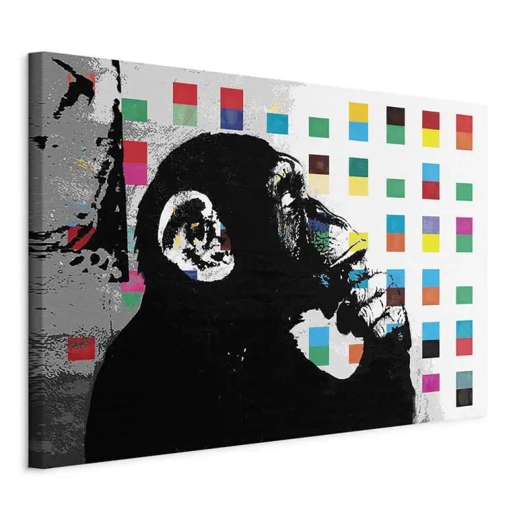 Banksy tänker apa
