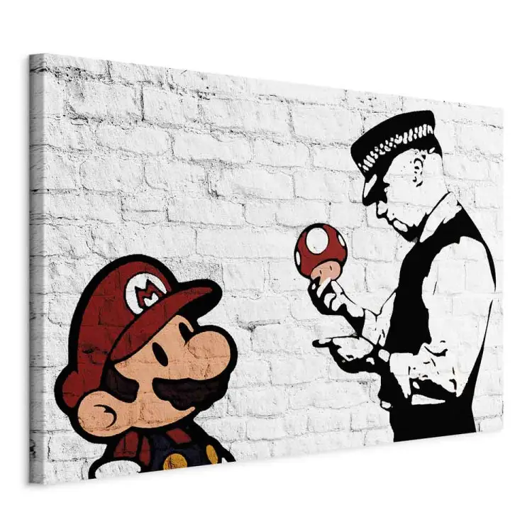 Banksy på tegelsten