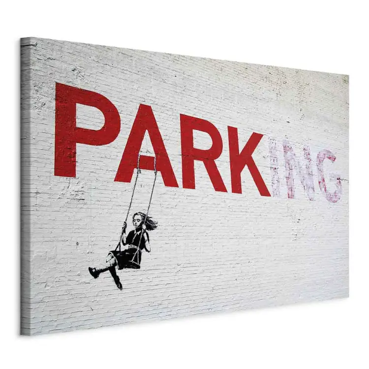 Parkering flicka Swing Banksy