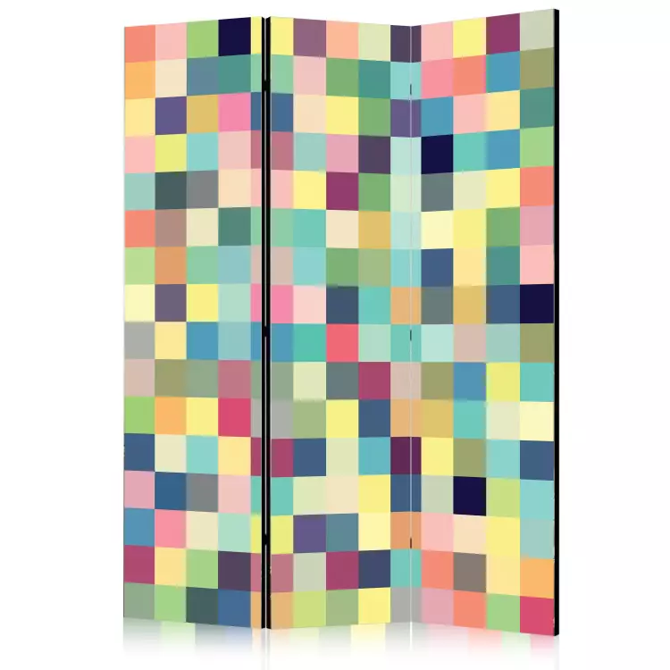 Miljontals färger (3-delar) - färgglatt geometriskt mosaikbakgrund