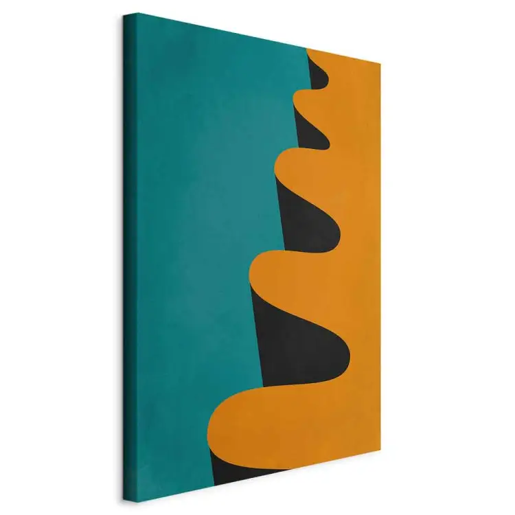 Modernistisk orange våg - geometrisk abstraktion
