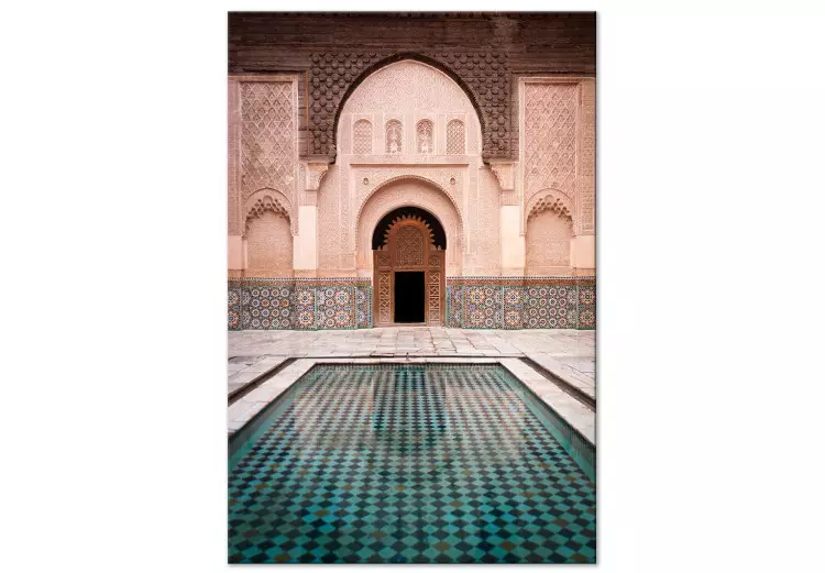 Blå friskhet (1-del) vertikal - arabisk arkitektur
