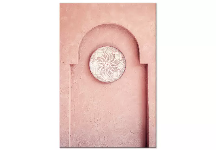 Rosa nisch (1-del) vertikal - marockansk arkitektur i Marocko