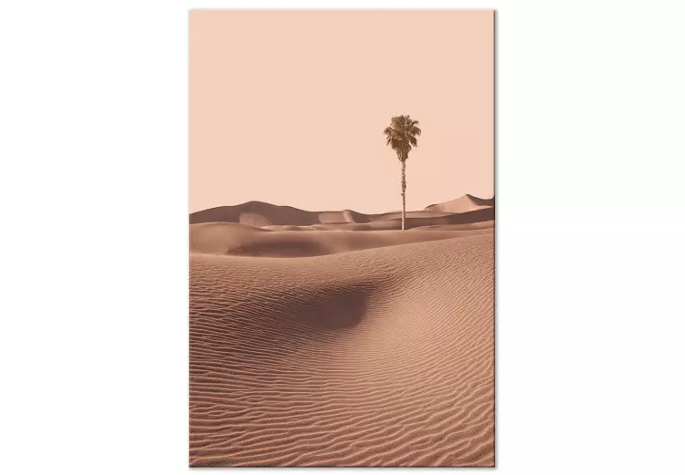 Ökenvegetation (1-panel) vertikal - Arabisk öken i Marocko