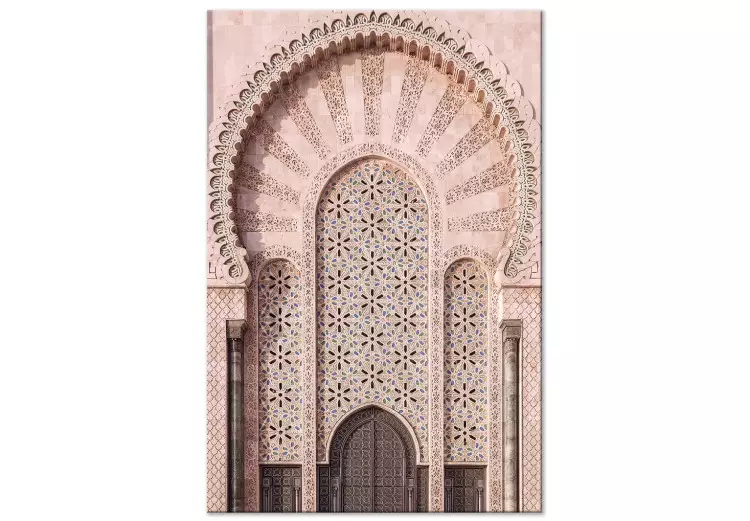 Dekorerad port (1-panel) vertikal - arkitektur i arabiskt tema