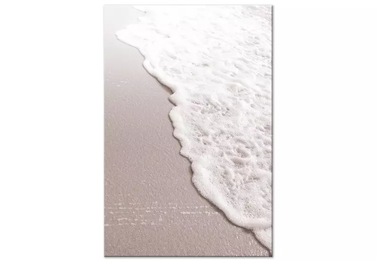 Strandpromenad (1-del) vertikal - Sommarlandskap av sand och hav