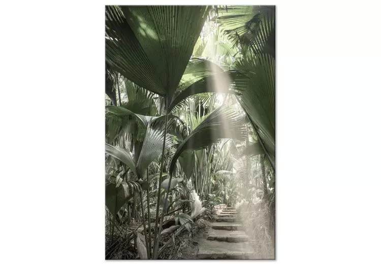 Ljusbunt (1-del) vertikal - Landskap av tropisk vegetation