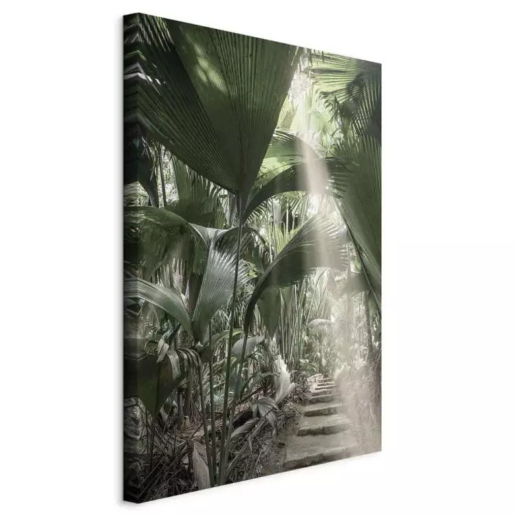 Ljusbunt (1-del) vertikal - Landskap av tropisk vegetation