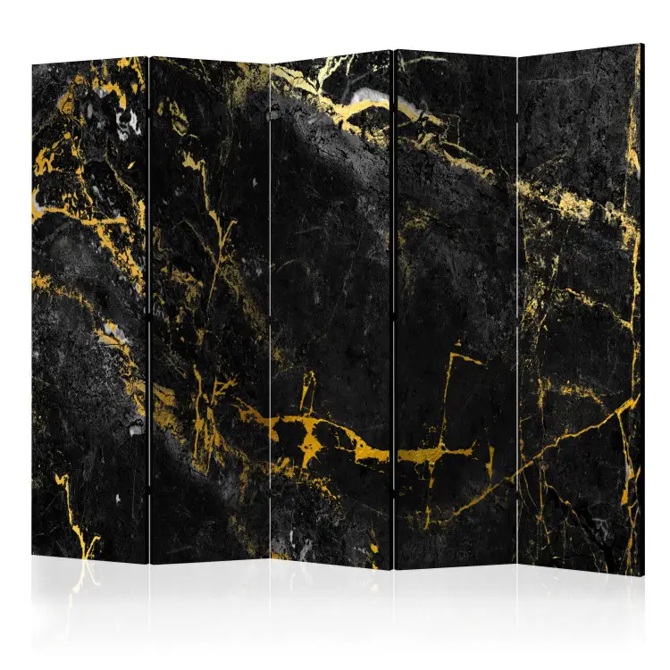 Svart elegans II - marmortextur i svart