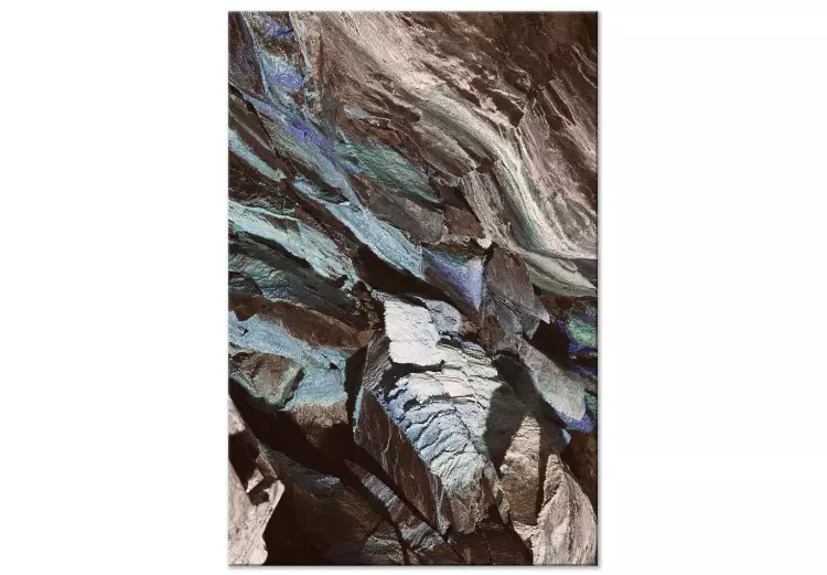Majestätisk klippa (1-del) vertikal - stenlandskap i brunt