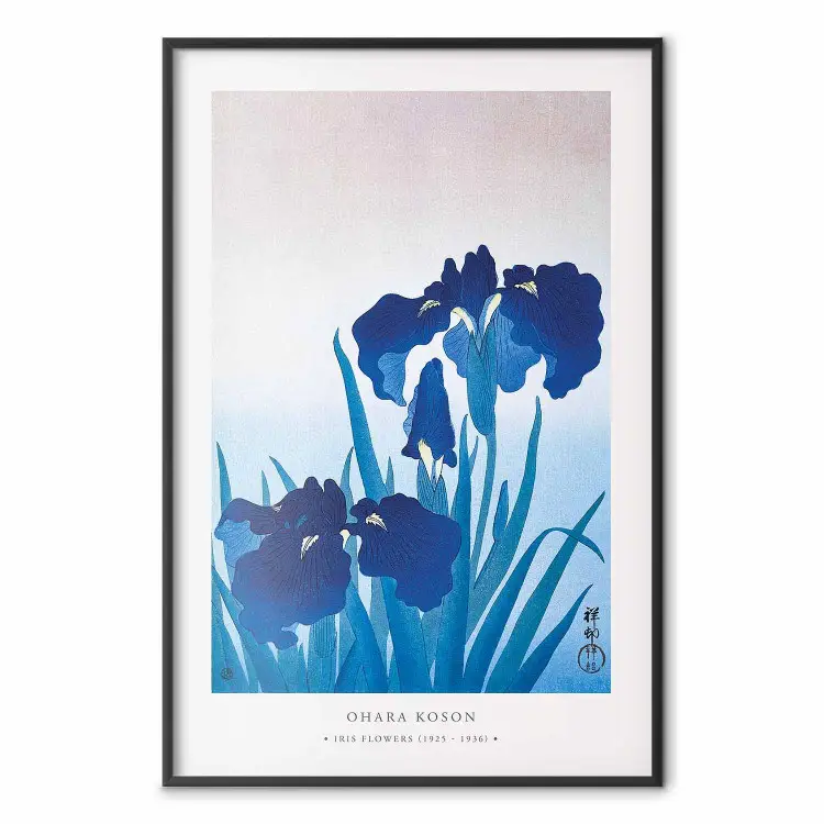 Ohara Koson - Blå iris