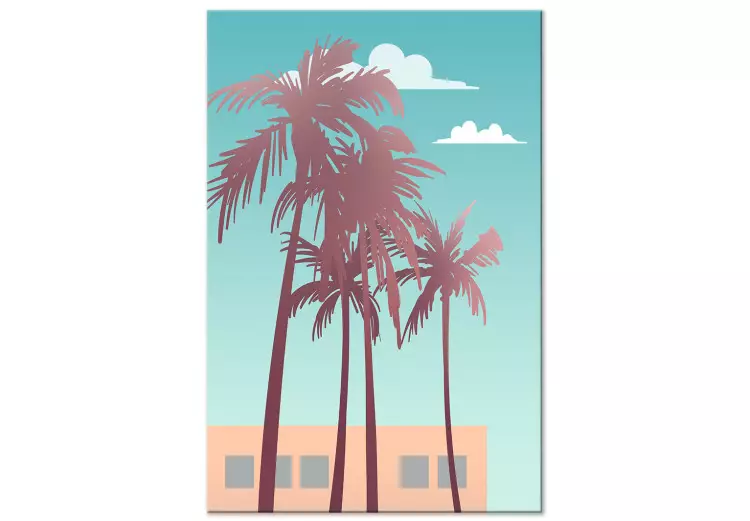 Miami Palms (1-del) - Landskap med utsikt över klar himmel och moln