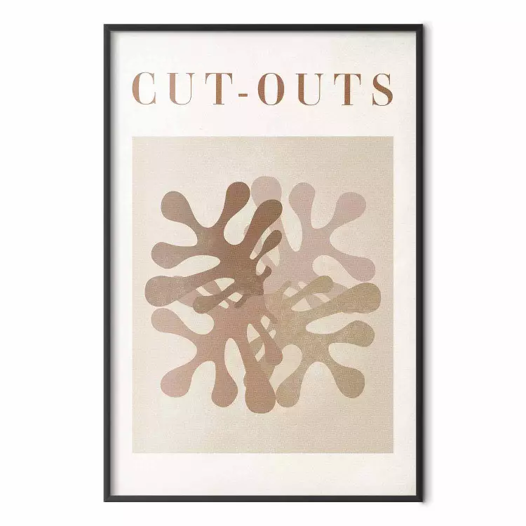 Cutout - abstrakta former som liknar växter