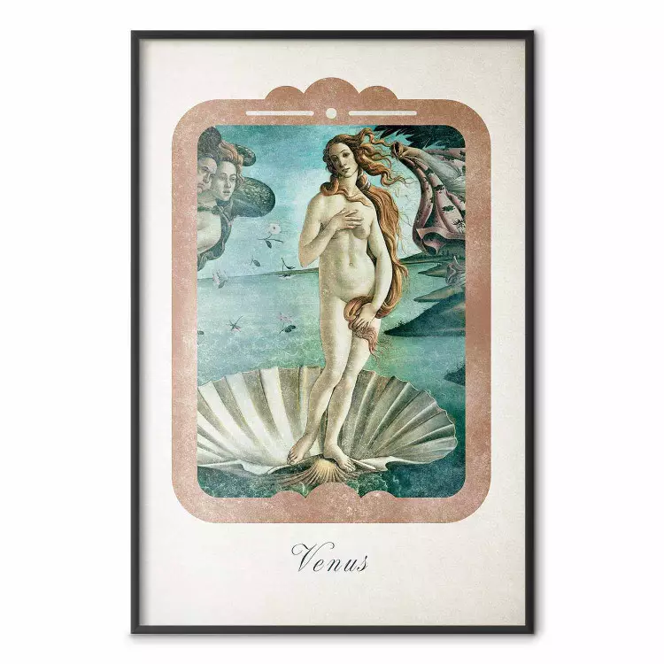 Venus - fragment av en målning av Sandro Botticelli