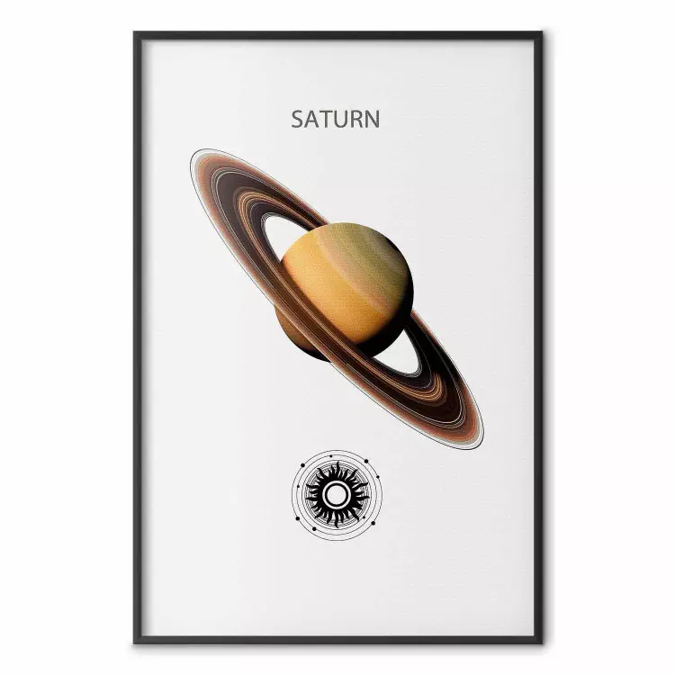Dynamisk Saturnus II - kosmisk härskare av ringarna med solsystemet