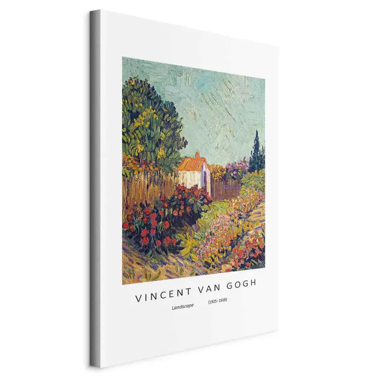 Vincent van Gogh - Vincent van Goghs landskap - färgglad reproduktion