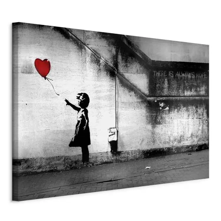 Flicka med en ballong (Hope, Banksy)