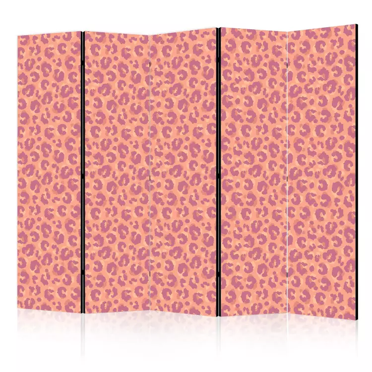 Leopardfläckar - abstrakt mönster i rosa och lila toner