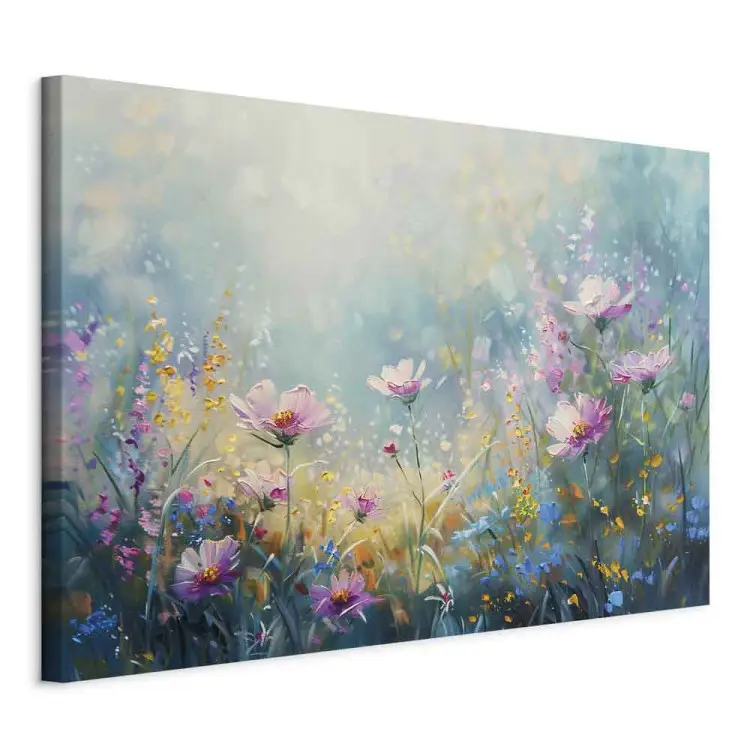 Spring Morning - ett blomsterfält inspirerat av Monets målning