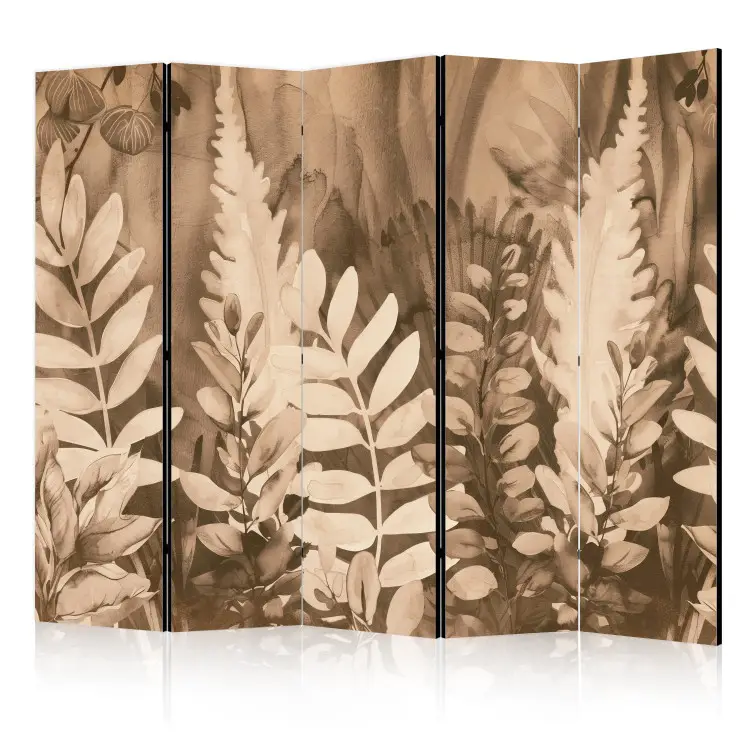 Skogens hemligheter - elegant arrangemang av blad i intensiva nyanser