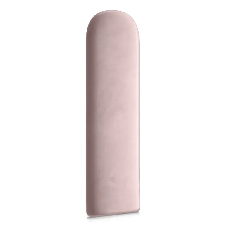 Stoppad väggpanel oval rosa