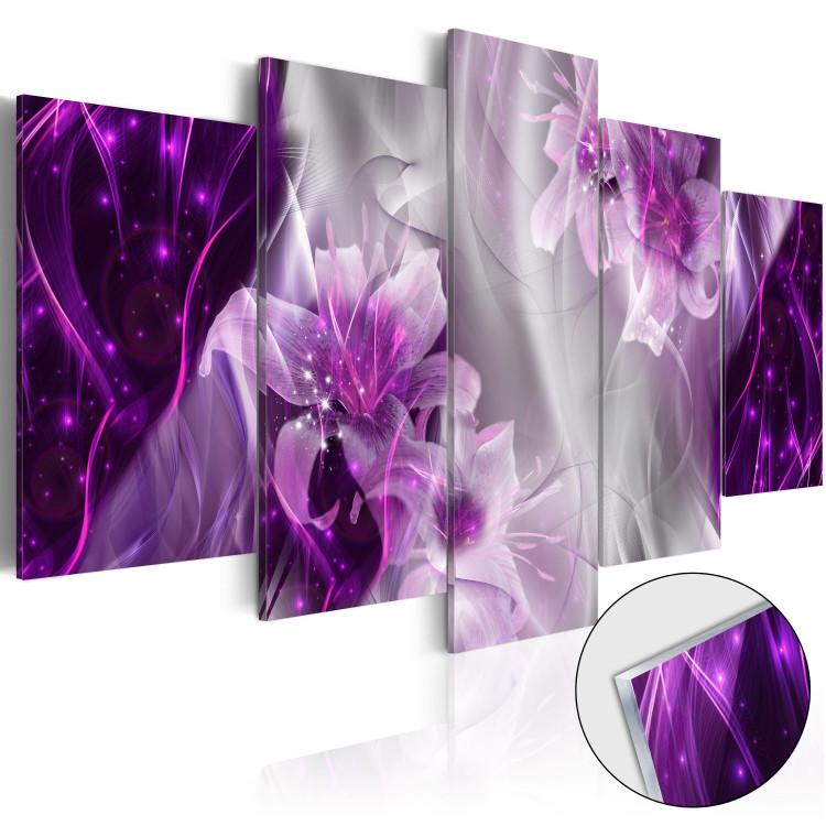 Tryck på akrylglas Purple Utopia [Glass]