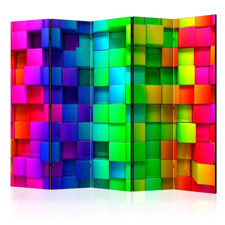 Rumsavdelare Colourful Cubes II [Room Dividers]