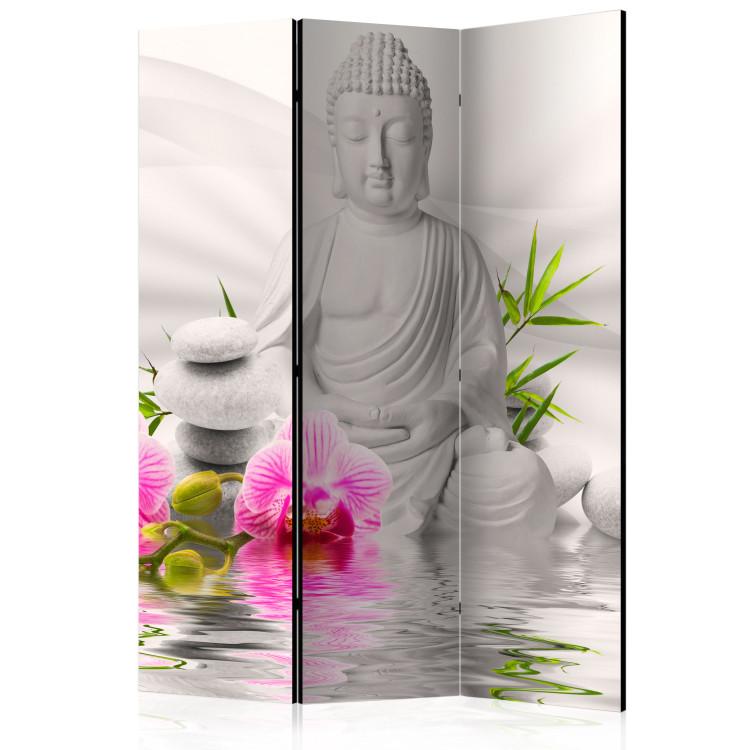 Rumsavdelare Buddha and Orchids [Room Dividers]