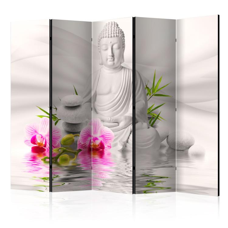 Rumsavdelare Buddha and Orchids II [Room Dividers]