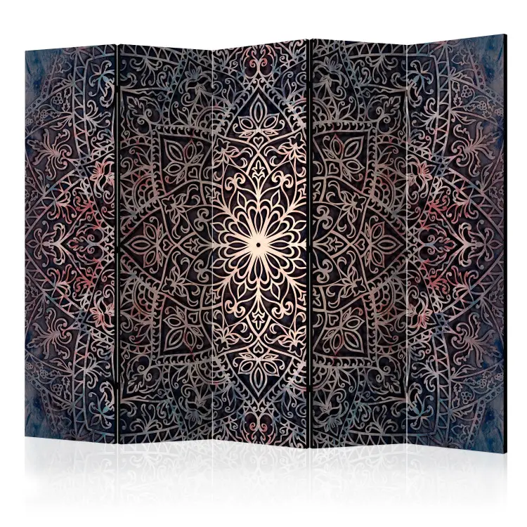 Andlig komplexitet II - orientalisk och färgglad mandala i Zen-motiv