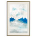 Affischer Blue Forest - Delicate, Hazy Landscape in Blue Tones 145760 additionalThumb 27