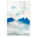 Affischer Blue Forest - Delicate, Hazy Landscape in Blue Tones 145760