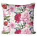 Mikrofiberkudda Spring perfume - peony and rose flowers in Provencal style cushions 146901
