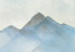 Fototapet Vinter i bergen - landskap med toppar täckta av snö och dimma 138831 additionalThumb 4