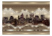 Fototapet New York - stadens landskap i glamorös stil med spegelbild 61631 additionalThumb 1
