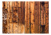 Fototapet Rustik värme - komposition med mönster av brunträplankor 63941 additionalThumb 1