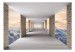 Fototapet Promenad bland molnen - korridorslandskap med murade kolonner på himlen 64471 additionalThumb 1