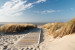 Fototapet Langeoog - landskap med sandstrand vid Nordsjön och lugnt vatten 61602