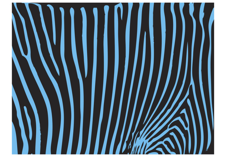 Fototapet Zebra pattern (turkos) 61012 additionalImage 1