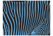 Fototapet Zebra pattern (turkos) 61012 additionalThumb 1