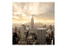 Fototapet New York i kalejdoskop - svartvita skyskrapor med färgglada accenter 61522 additionalThumb 1