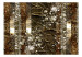 Fototapet Lyx - abstrakt komposition med glittrande ornament och band 64242 additionalThumb 1