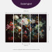 Fototapet Sammetstulpaner - konstnärlig avbildning av blommor i energiska färger 60382 additionalThumb 10