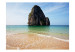 Fototapet Thailands landskap - hav med en klippformation i vattnet vid stranden 61703 additionalThumb 1