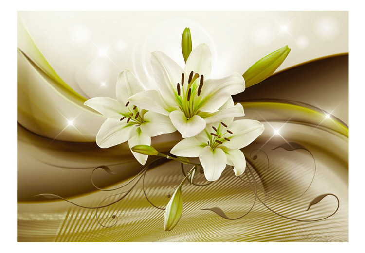 Fototapet Green Lily 63923 additionalImage 1