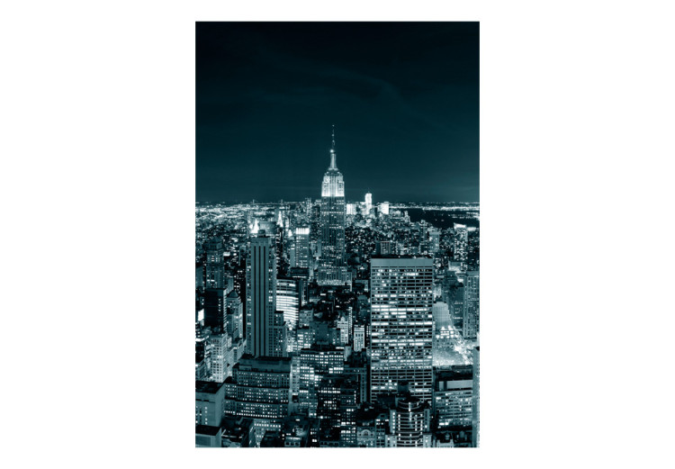 Fototapet Nattlivet i New York - stadspanorama med Empire State Building 61543 additionalImage 1