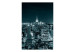 Fototapet Nattlivet i New York - stadspanorama med Empire State Building 61543 additionalThumb 1