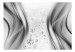 Fototapet Diamantregn - abstraktion med fallande diamanter bland silverfärgade vågor 61773 additionalThumb 1