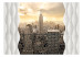 Fototapet Utsikt från fönstret - New Yorks arkitektur i ljuset av solnedgången 62314 additionalThumb 1